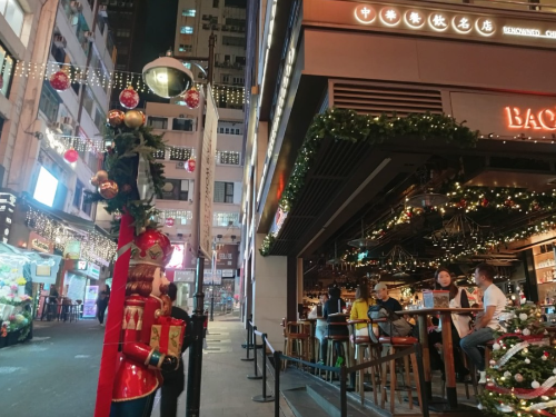 平安夜市道回暖 平安夜市道回暖