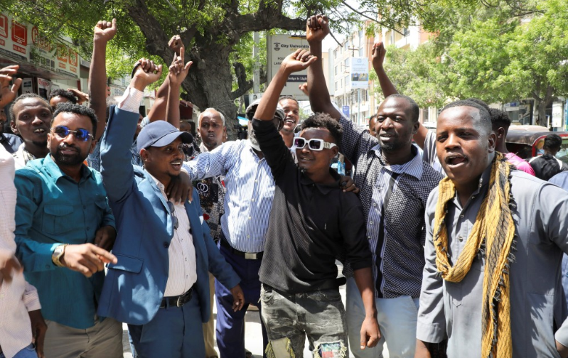 索马里兰民众欢庆以色列承认其独立地位 索马里兰民众欢庆以色列承认其独立地位