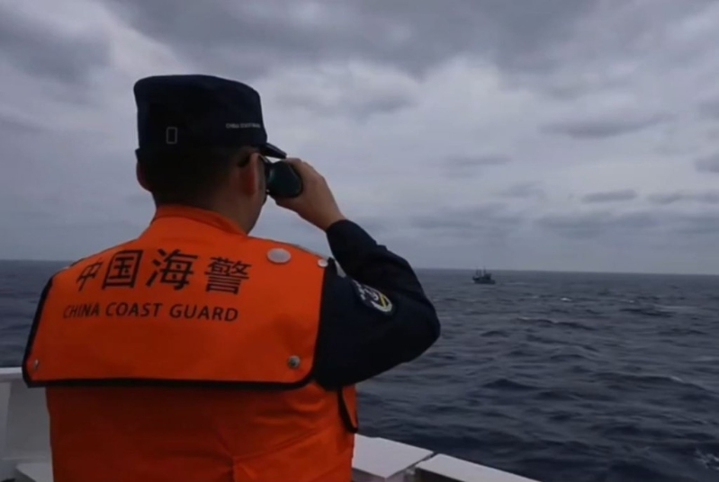 福建海警执法巡航期间,要求台湾海巡署舰艇以中文交流。 福建海警执法巡航期间,要求台湾海巡署舰艇以中文交流。