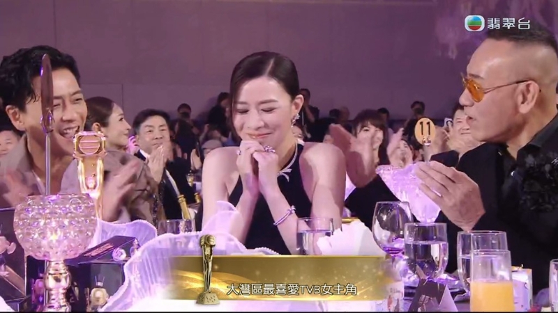 佘诗曼夺大湾区视后。 佘诗曼夺大湾区视后。