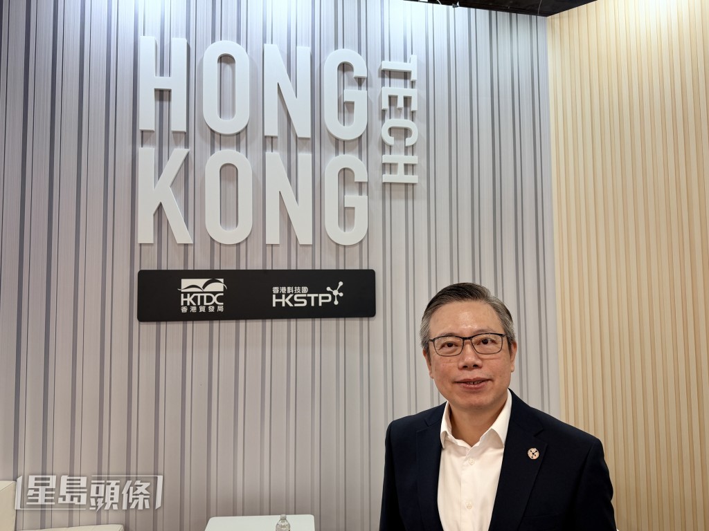 黄秉修希望未来带更多企业来参展,以说明香港是国际间很重要的技术中心。 黄秉修希望未来带更多企业来参展,以说明香港是国际间很重要的技术中心。