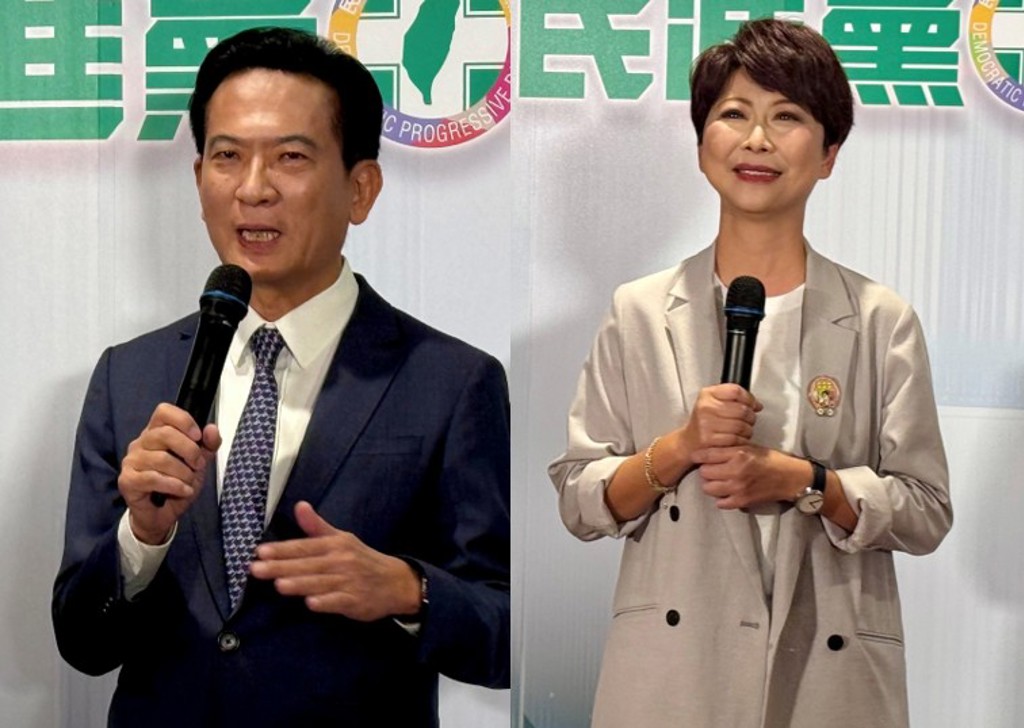 左为立委林俊宪、右为“立委”陈亭妃 左为立委林俊宪、右为“立委”陈亭妃