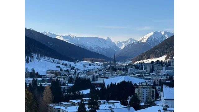 达沃斯小镇(记者陈玺宇摄)