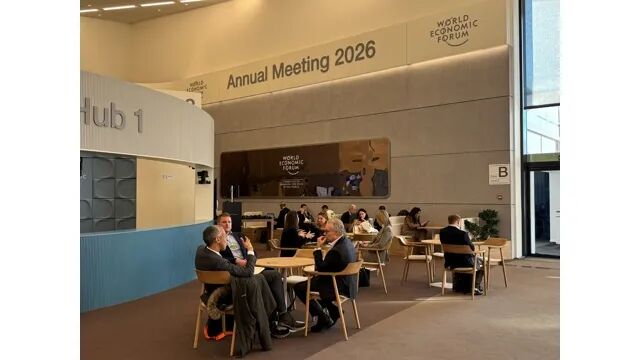 达沃斯论坛会议中心(记者陈玺宇摄)