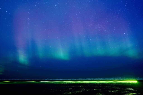 极光于2026年1月20日(周二)出现在格陵兰努克(Nuuk)上空 极光于2026年1月20日(周二)出现在格陵兰努克(Nuuk)上空