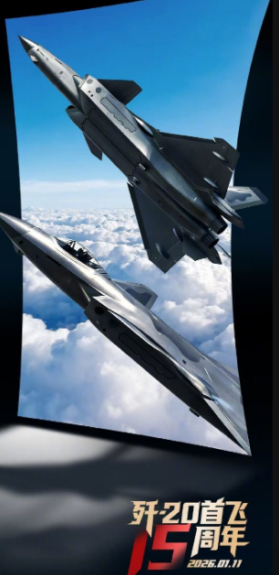 歼-20首飞15周年。 歼-20首飞15周年。