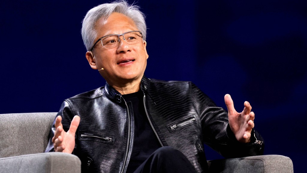 英伟达CEO黄仁勋。 英伟达CEO黄仁勋。
