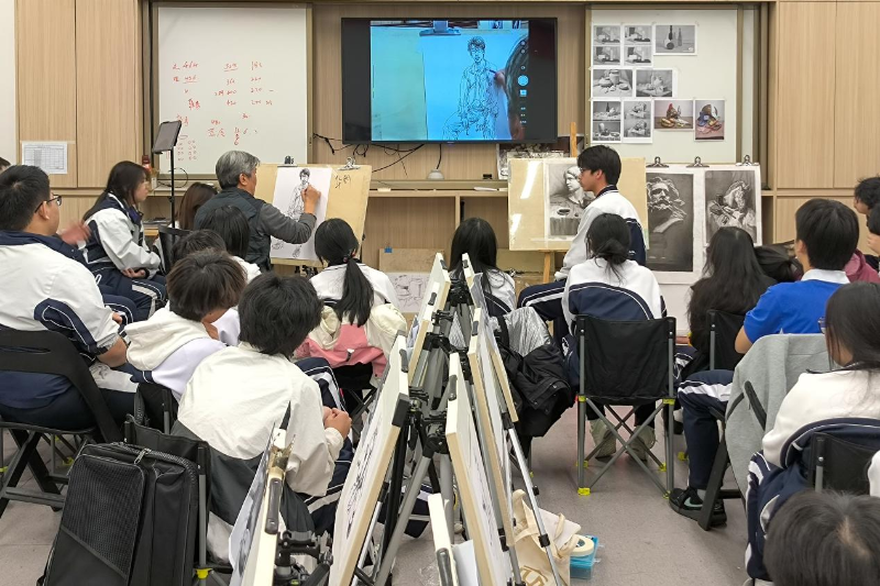 广东文艺名家“孙黎工作室”正式落户深圳市华朗学校!1 广东文艺名家“孙黎工作室”正式落户深圳市华朗学校!1