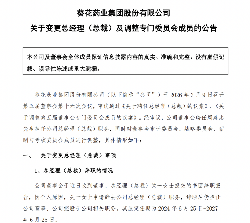 葵花药业 葵花药业