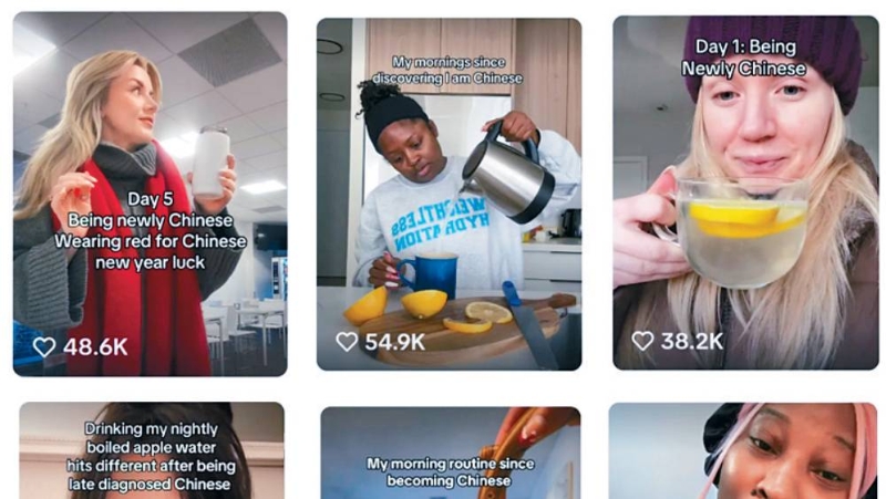 外国网友喝热水、泡养生茶,过上中式生活。 外国网友喝热水、泡养生茶,过上中式生活。