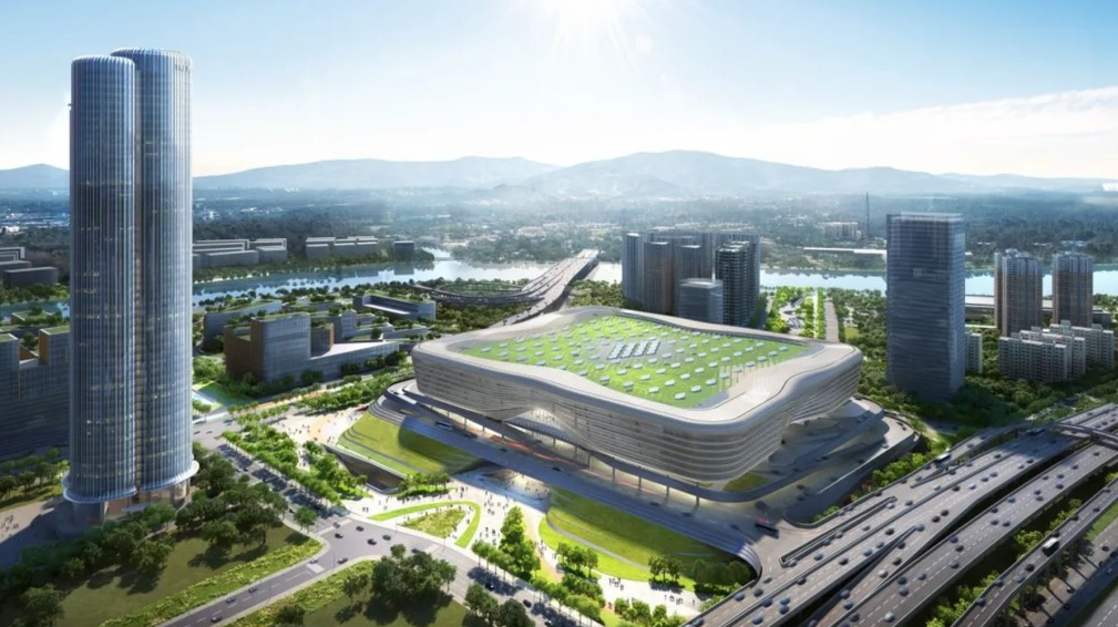 新皇岗口岸5层高的口岸大楼采用“未来式”设计风格。 新皇岗口岸5层高的口岸大楼采用“未来式”设计风格。