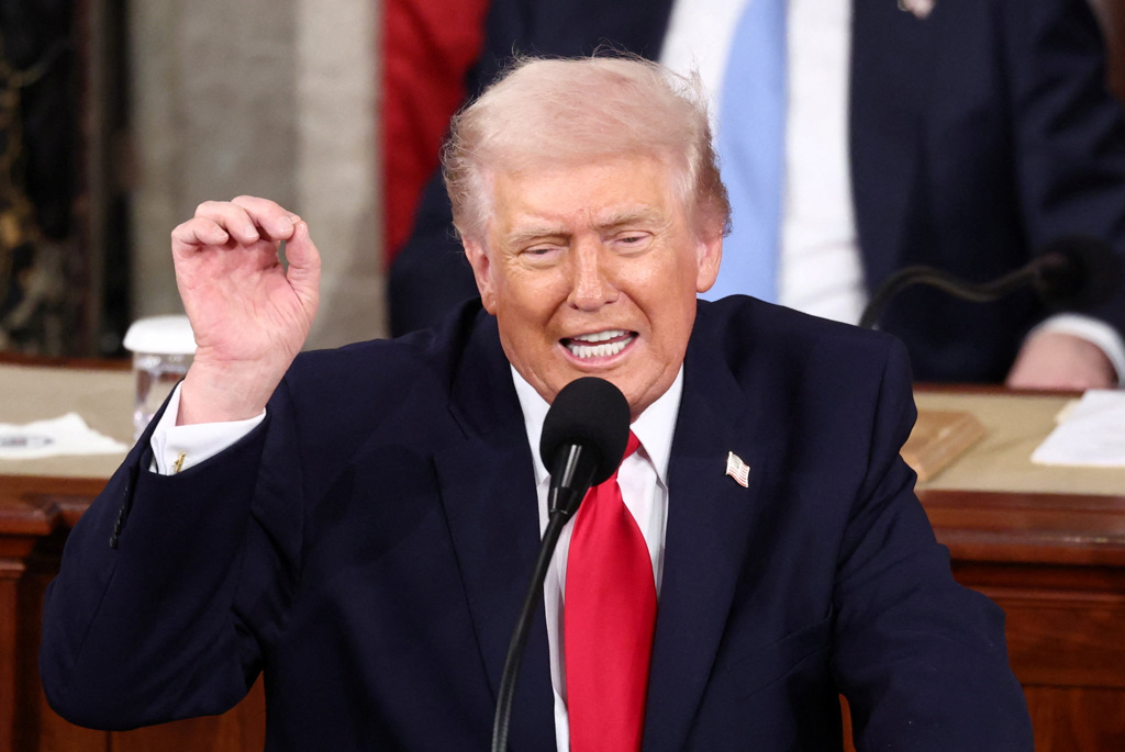 美国总统特朗普的国情咨文演说遭到多家媒体指出内容不实。 美国总统特朗普的国情咨文演说遭到多家媒体指出内容不实。