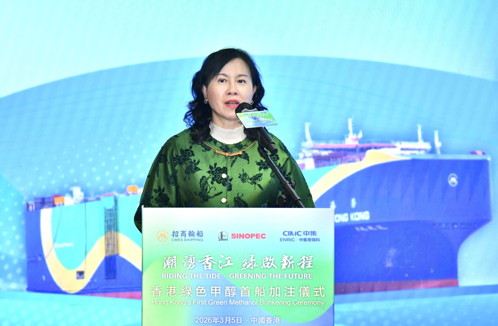 运输及物流局局长陈美宝。 运输及物流局局长陈美宝。