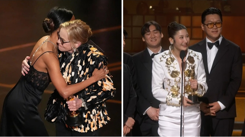 《Kpop 猎魔女团》神曲夺最佳原创歌曲Ejae泪洒舞台 《Kpop 猎魔女团》神曲夺最佳原创歌曲Ejae泪洒舞台