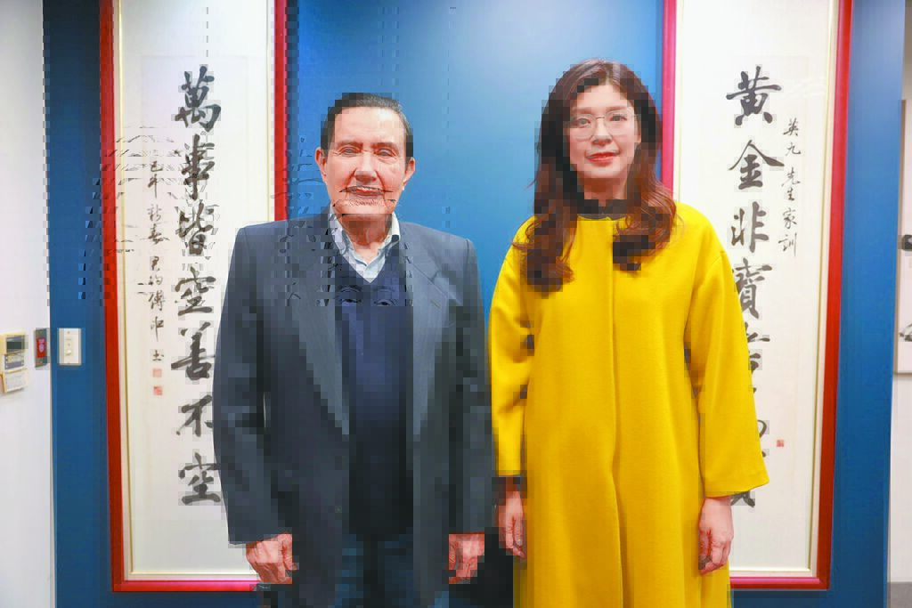 国民党主席郑丽文(右)今年1月20日赴马英九基金会向前台领导人马英九(左)请益两岸事务。 国民党主席郑丽文(右)今年1月20日赴马英九基金会向前台领导人马英九(左)请益两岸事务。