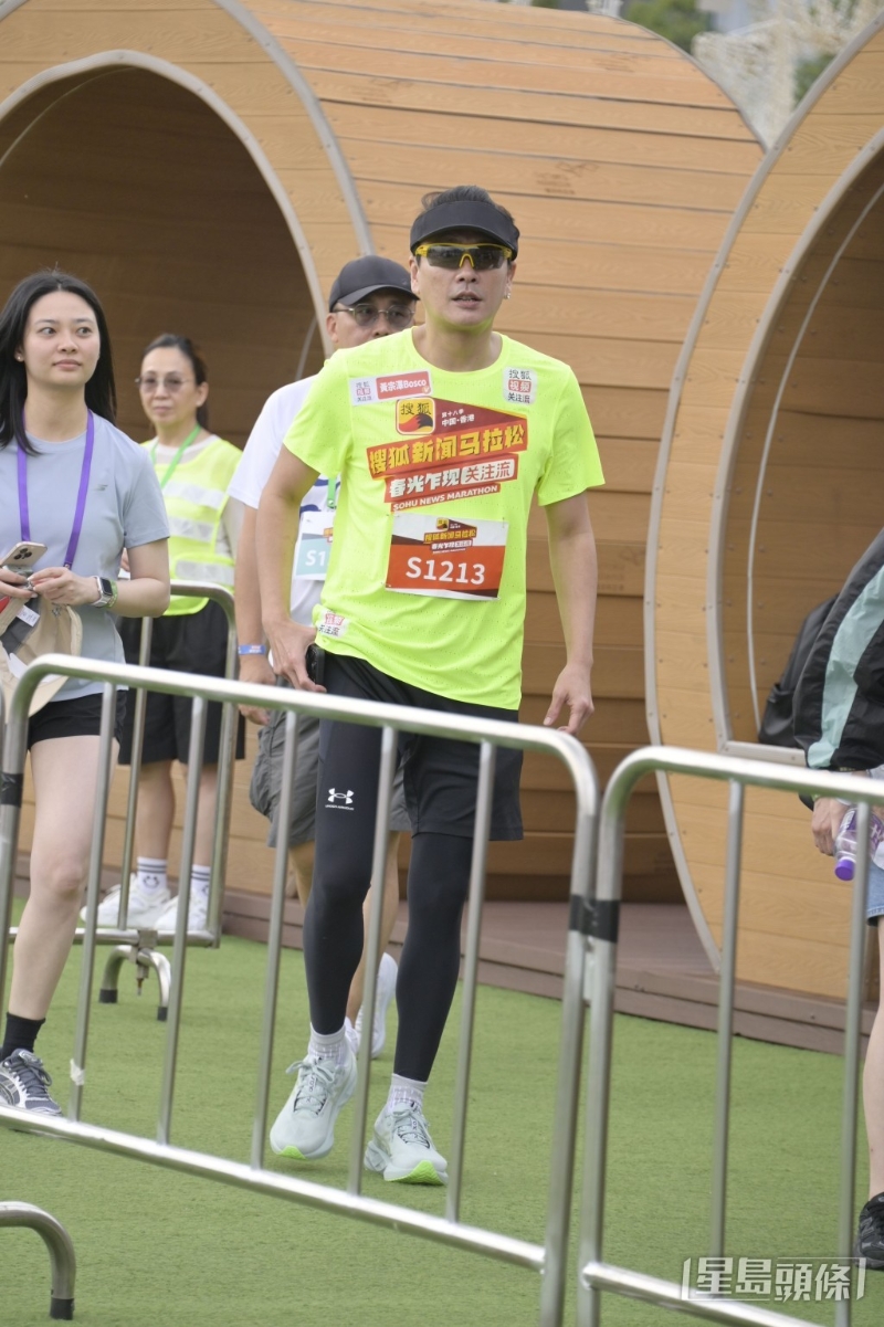 黄宗泽初战马拉松感觉良好。 黄宗泽初战马拉松感觉良好。