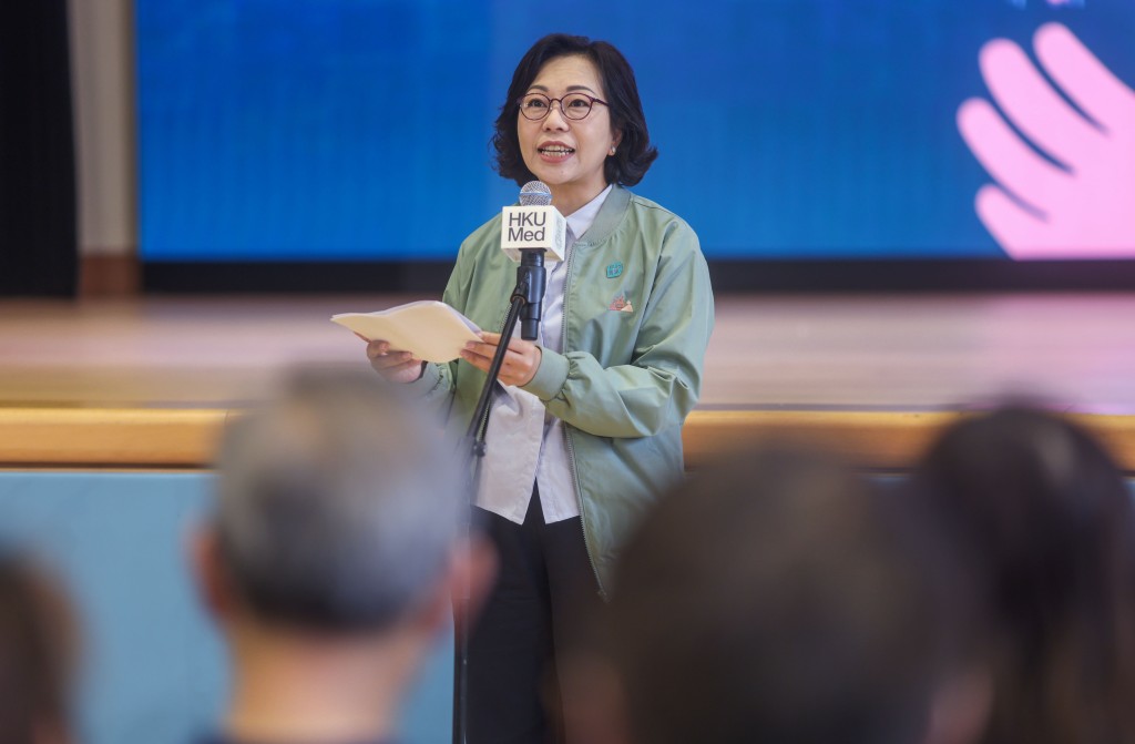 民政及青年事务局局长麦美娟。 民政及青年事务局局长麦美娟。