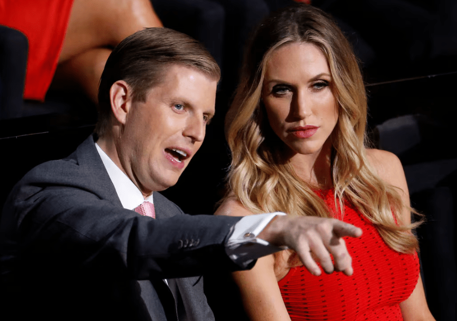 美国总统特朗普下月将对中国进行国事访问,其子埃里克(Eric Trump)及其妻劳拉(Lara Trump)确认将随行 美国总统特朗普下月将对中国进行国事访问,其子埃里克(Eric Trump)及其妻劳拉(Lara Trump)确认将随行