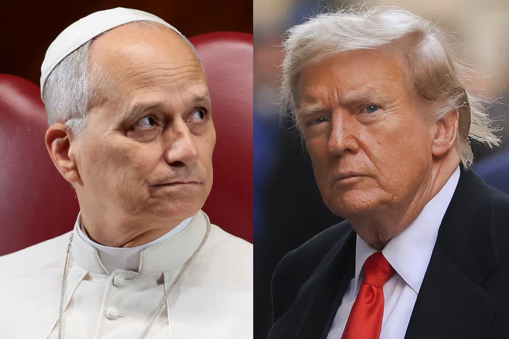 教宗表态反对美国军事行动,特朗普非常愤怒,他连续发了好几张自己宗教化的图片 教宗表态反对美国军事行动,特朗普非常愤怒,他连续发了好几张自己宗教化的图片