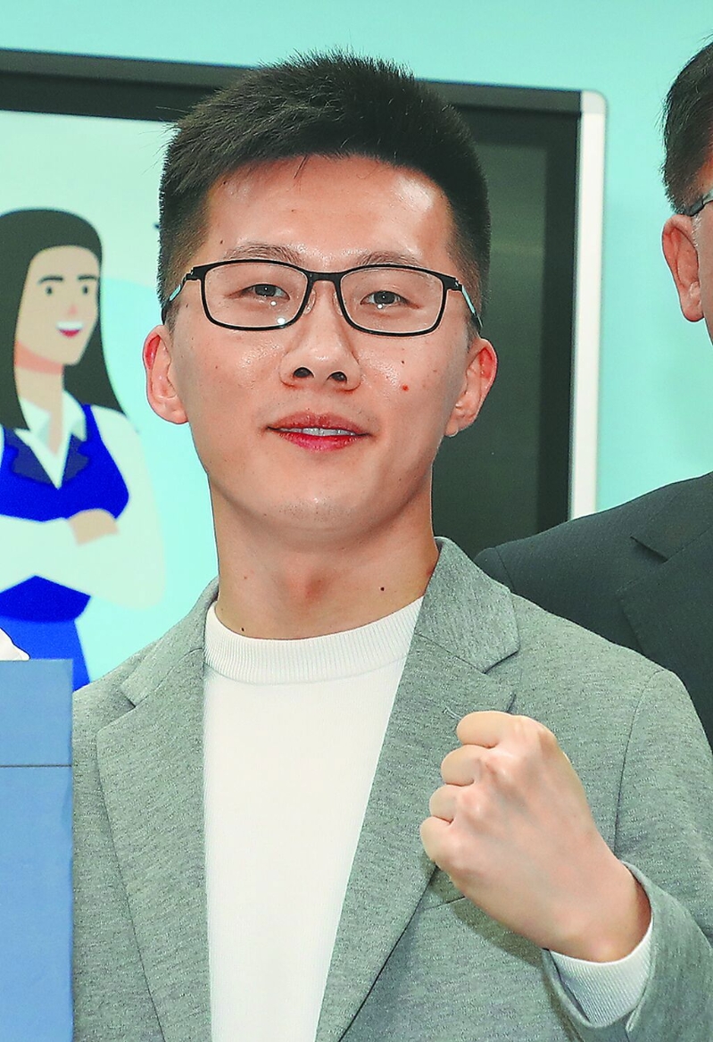 国民党前发言人萧敬严。 国民党前发言人萧敬严。