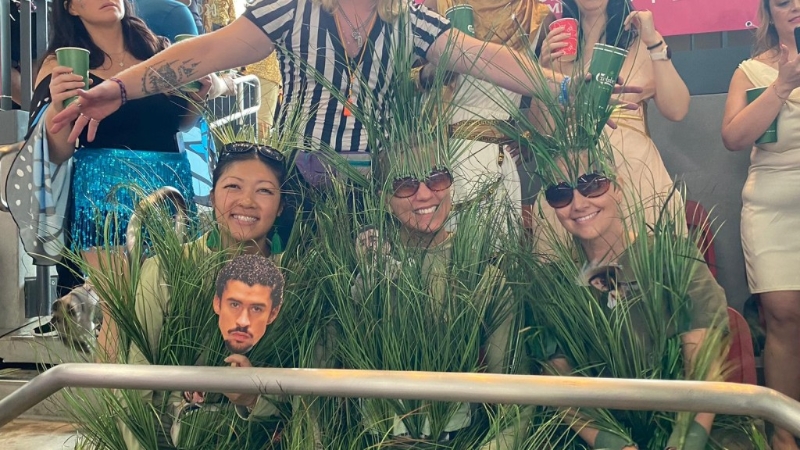 球迷精心打扮 球迷精心打扮