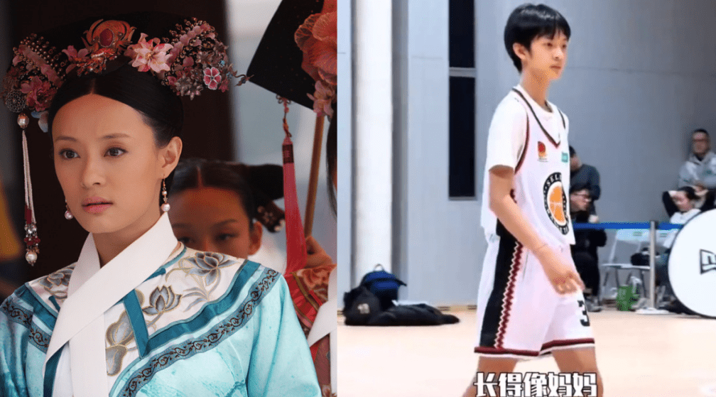 43岁的内地一线女星孙俪,最令人熟悉的作品,必定是风靡中港台的剧集《甄嬛传》,但近日焦点却落在她14岁儿子“等等”身上,因其超高颜值和高大身形,而且跟妈妈孙俪成个饼印,网民纷纷留言:“这颜值,化个妆就能直接反串演出《甄嬛传》”,成为网上热话。 43岁的内地一线女星孙俪,最令人熟悉的作品,必定是风靡中港台的剧集《甄嬛传》,但近日焦点却落在她14岁儿子“等等”身上,因其超高颜值和高大身形,而且跟妈妈孙俪成个饼印,网民纷纷留言:“这颜值,化个妆就能直接反串演出《甄嬛传》”,成为网上热话。