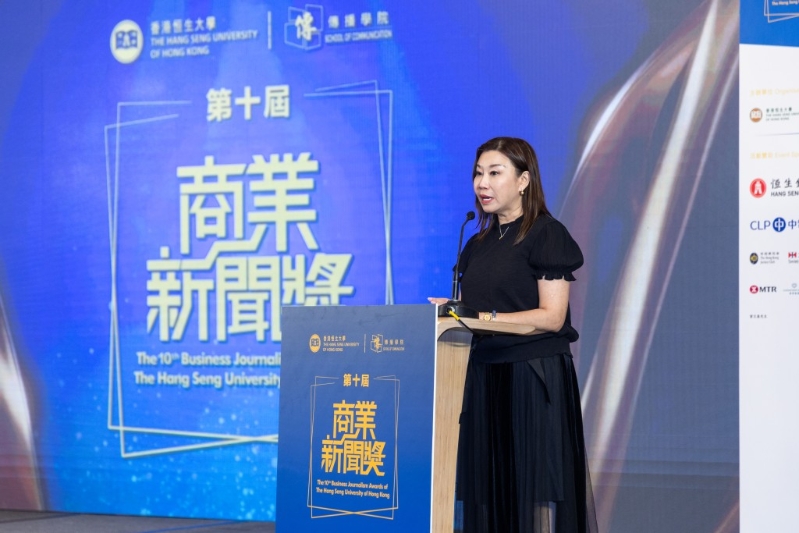 香港恒生大学传播学院院长曹虹。 香港恒生大学传播学院院长曹虹。