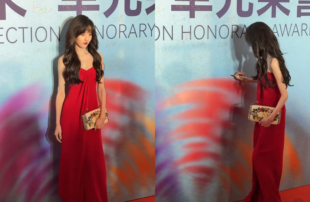 宋祖儿近日出席活动,瘦到成纸片人。 宋祖儿近日出席活动,瘦到成纸片人。