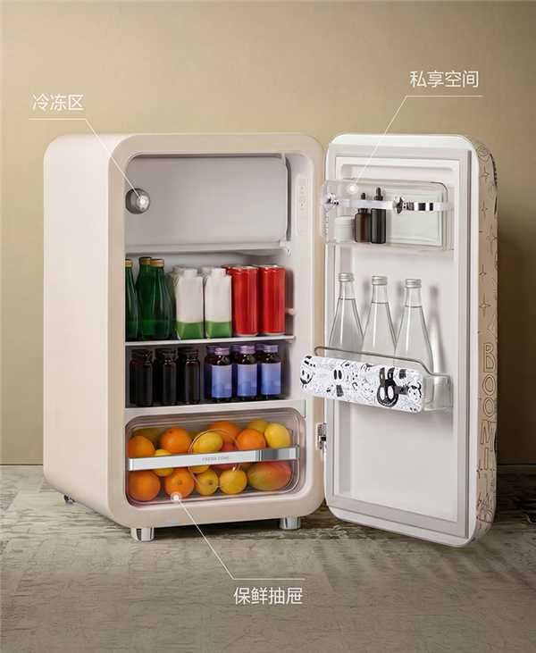 泡泡玛特首款家电!LABUBU冰箱上架:5999元 全球限量999台