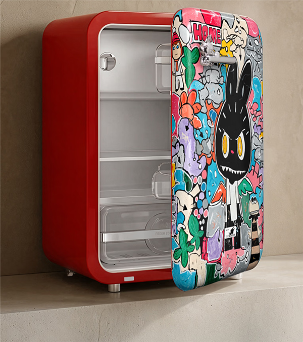 泡泡玛特首款家电!LABUBU冰箱上架:5999元 全球限量999台