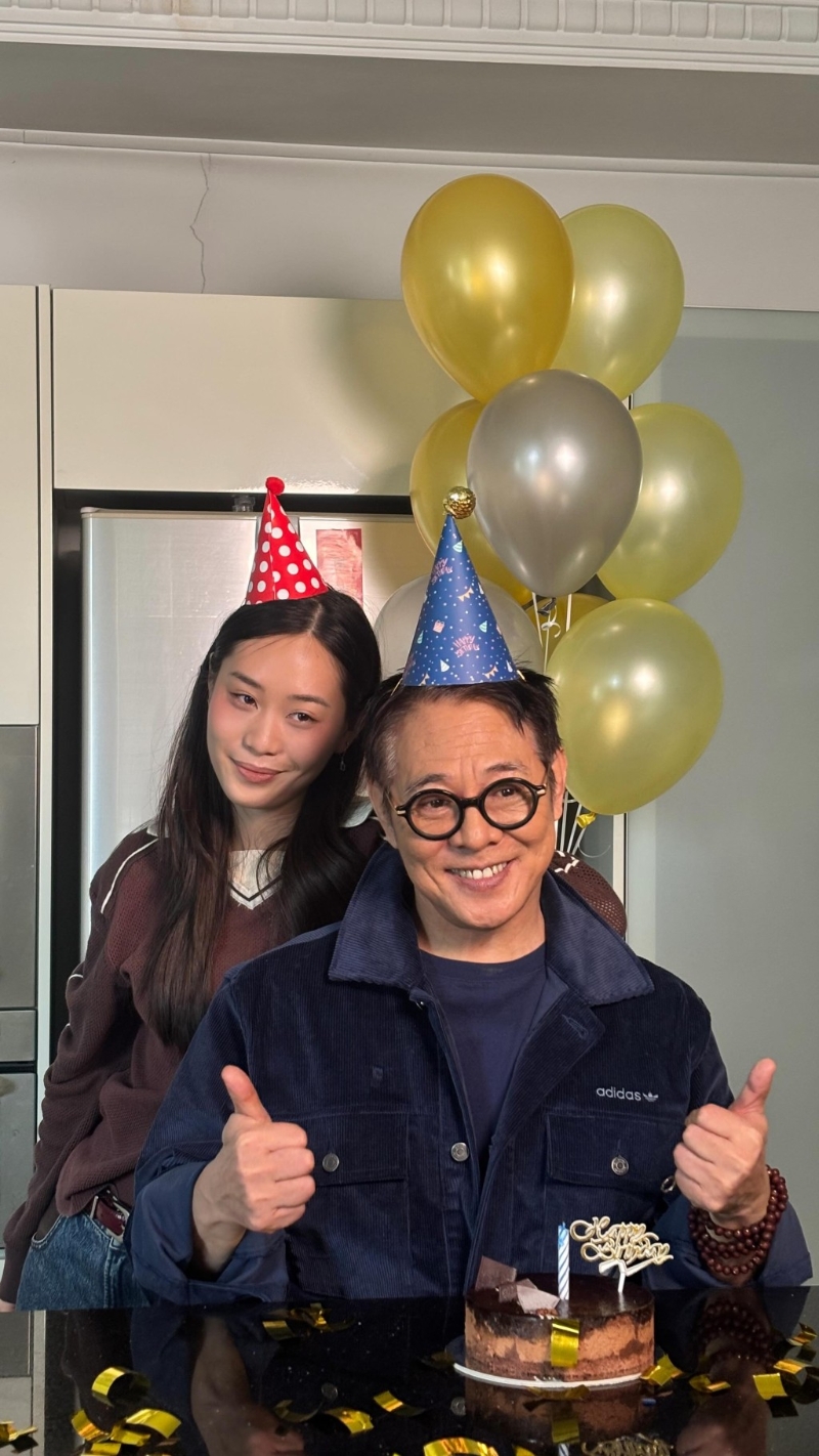 李连杰对女儿安排表现赞扬。 李连杰对女儿安排表现赞扬。