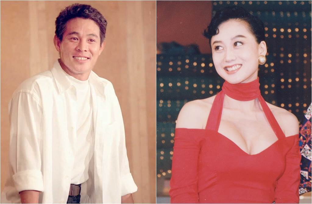 李连杰和现任妻子利智。 李连杰和现任妻子利智。