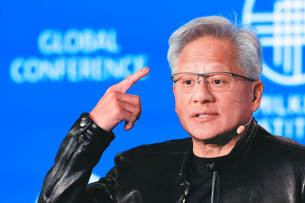 英伟达执行长黄仁勋。 英伟达执行长黄仁勋。