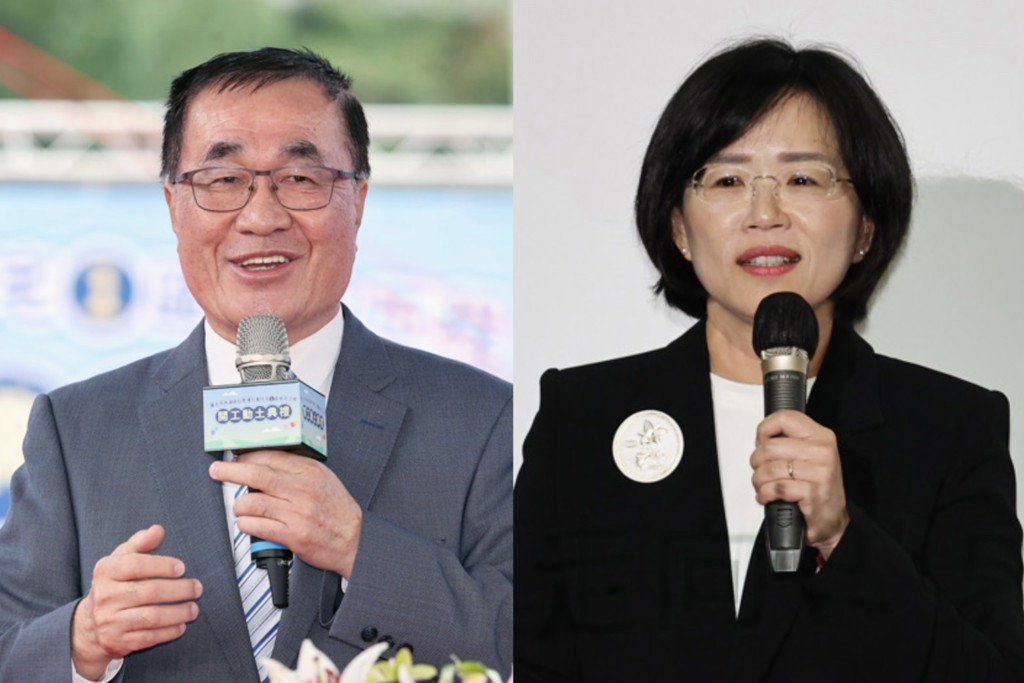 新北市长之战,国民党李四川(左)对决民进党苏巧慧(右)。 新北市长之战,国民党李四川(左)对决民进党苏巧慧(右)。