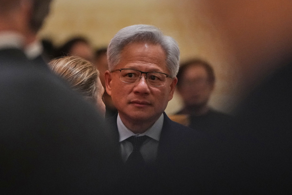 英伟达执行长黄仁勋。 英伟达执行长黄仁勋。