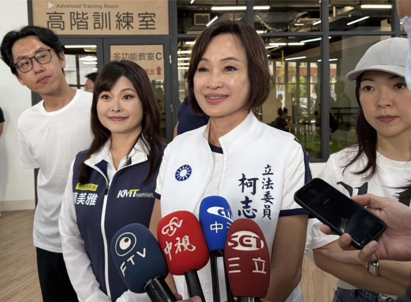 国民党高雄市长参选人柯志恩。 国民党高雄市长参选人柯志恩。