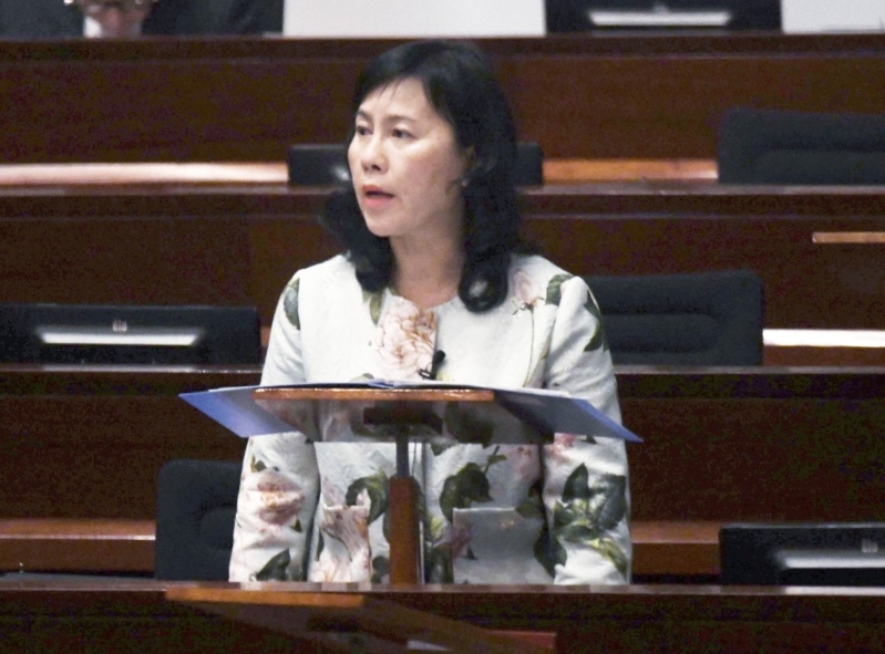 运输及物流局局长陈美宝。 运输及物流局局长陈美宝。