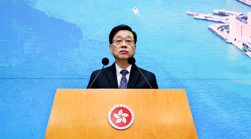 行政长官李家超。 行政长官李家超。