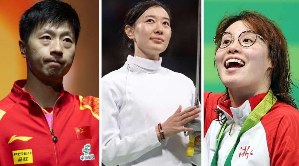 网传退役乒乓球名将马龙、奥运剑击金牌得主孙一文及奥运女子100米背泳铜牌得主傅园慧(左起)都获取录北京体育大学博士生的申请。 网传退役乒乓球名将马龙、奥运剑击金牌得主孙一文及奥运女子100米背泳铜牌得主傅园慧(左起)都获取录北京体育大学博士生的申请。