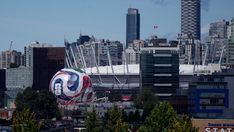 世界杯2026|加拿大温哥华BC Place体育馆。 世界杯2026|加拿大温哥华BC Place体育馆。