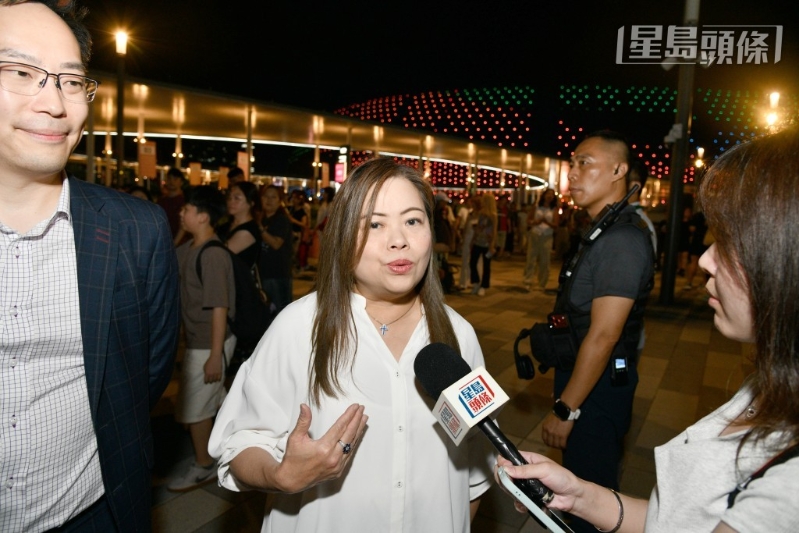罗淑佩接受星岛记者访问。 罗淑佩接受星岛记者访问。